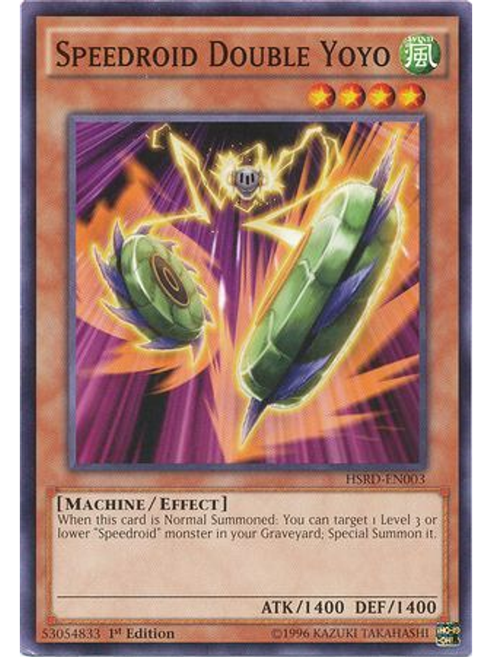 Speedroid Double Yoyo - HSRD-EN003 - Common 1st Edition 1