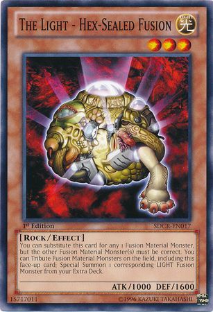 The Light - Hex-Sealed Fusion - SDCR-EN017 - Common 1st Edition