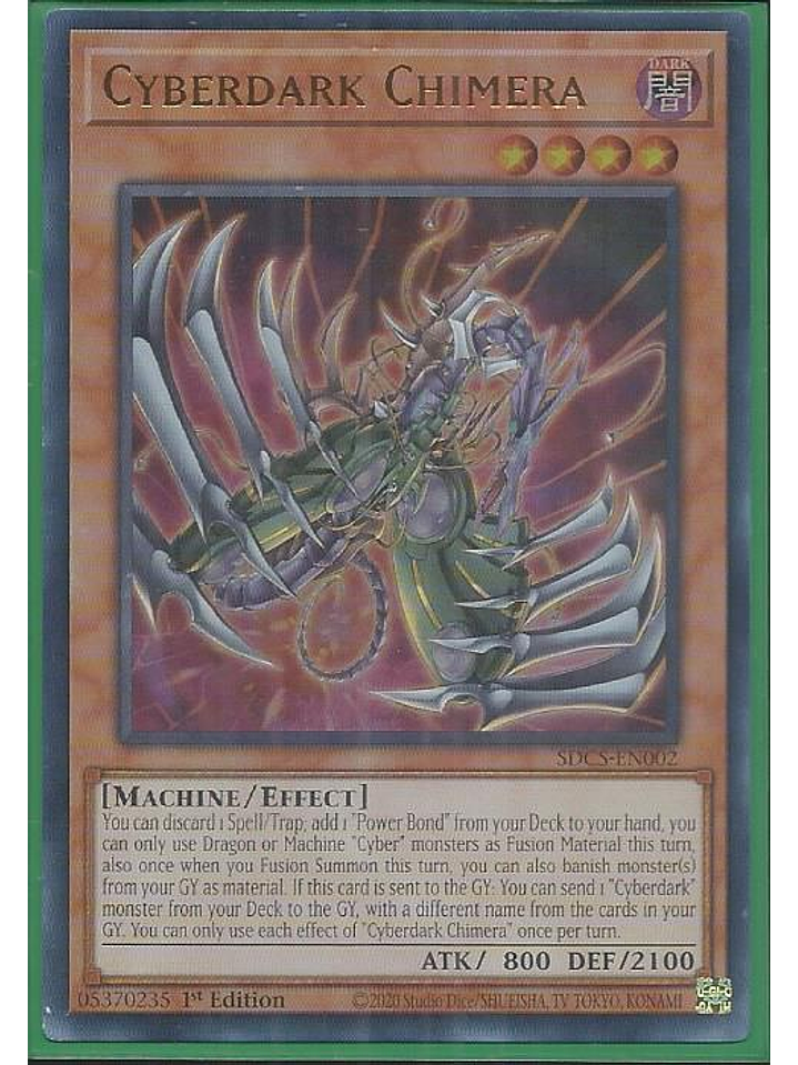 Cyberdark Chimera - SDCS-EN002 - Ultra Rare 1st Edition 1