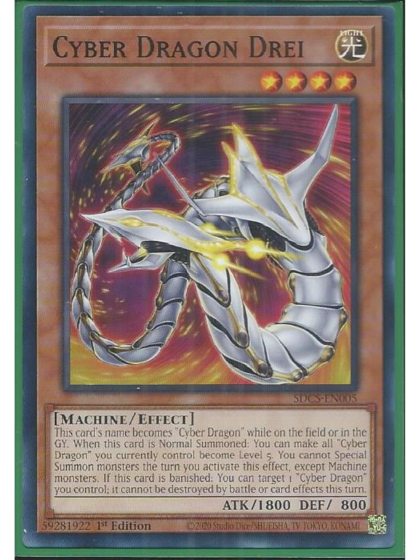 Cyber Dragon Drei - SDCS-EN005 - Common 1st Edition 1