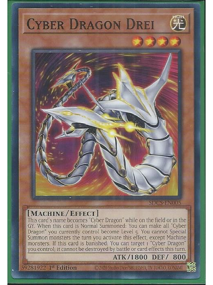 Cyber Dragon Drei - SDCS-EN005 - Common 1st Edition 1