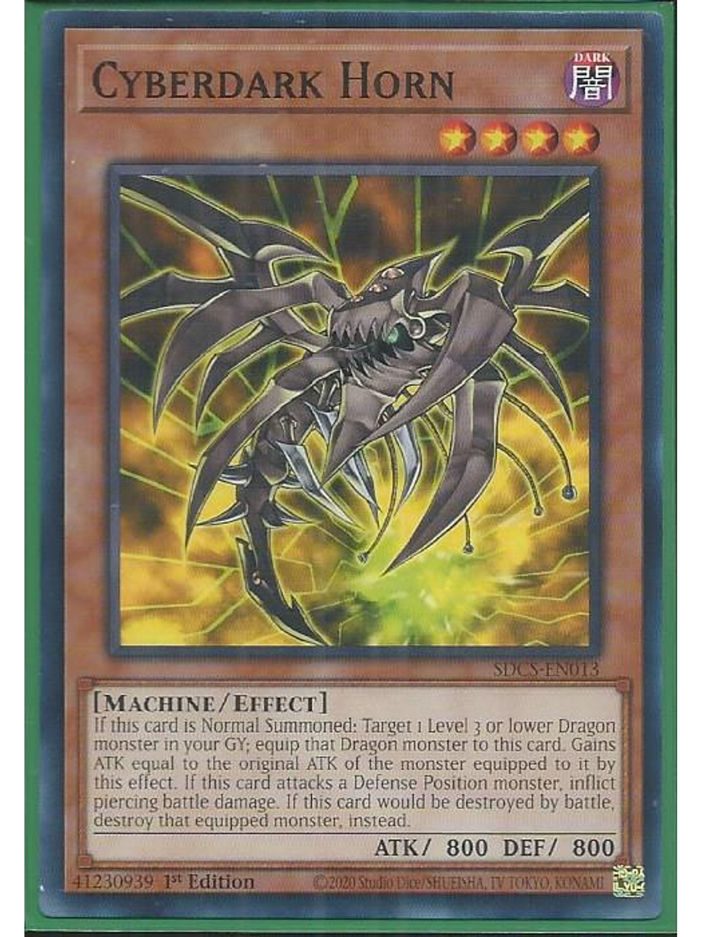 Cyberdark Horn - SDCS-EN013 - Common 1st Edition 1