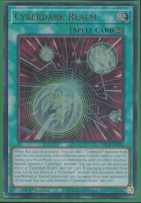 Cyberdark Realm - SDCS-EN023 - Ultra Rare 1st Edition