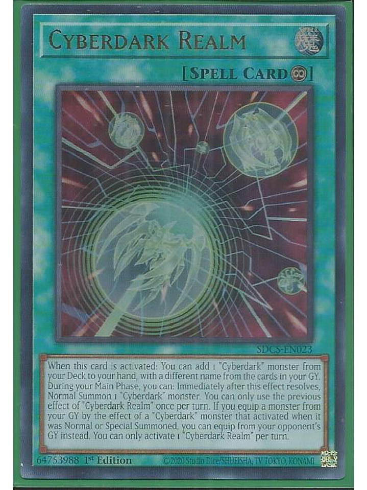 Cyberdark Realm - SDCS-EN023 - Ultra Rare 1st Edition 1