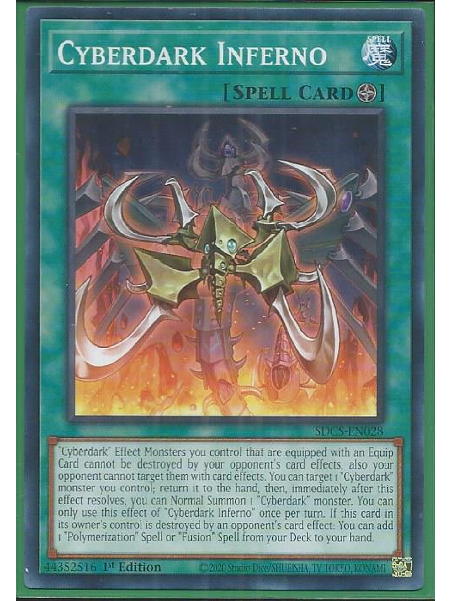 Cyberdark Inferno - SDCS-EN028 - Common 1st Edition 1