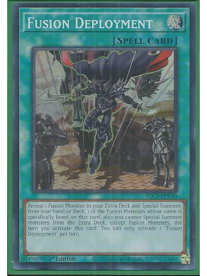 Fusion Deployment - SDCS-EN030 - Super Rare 1st Edition 1