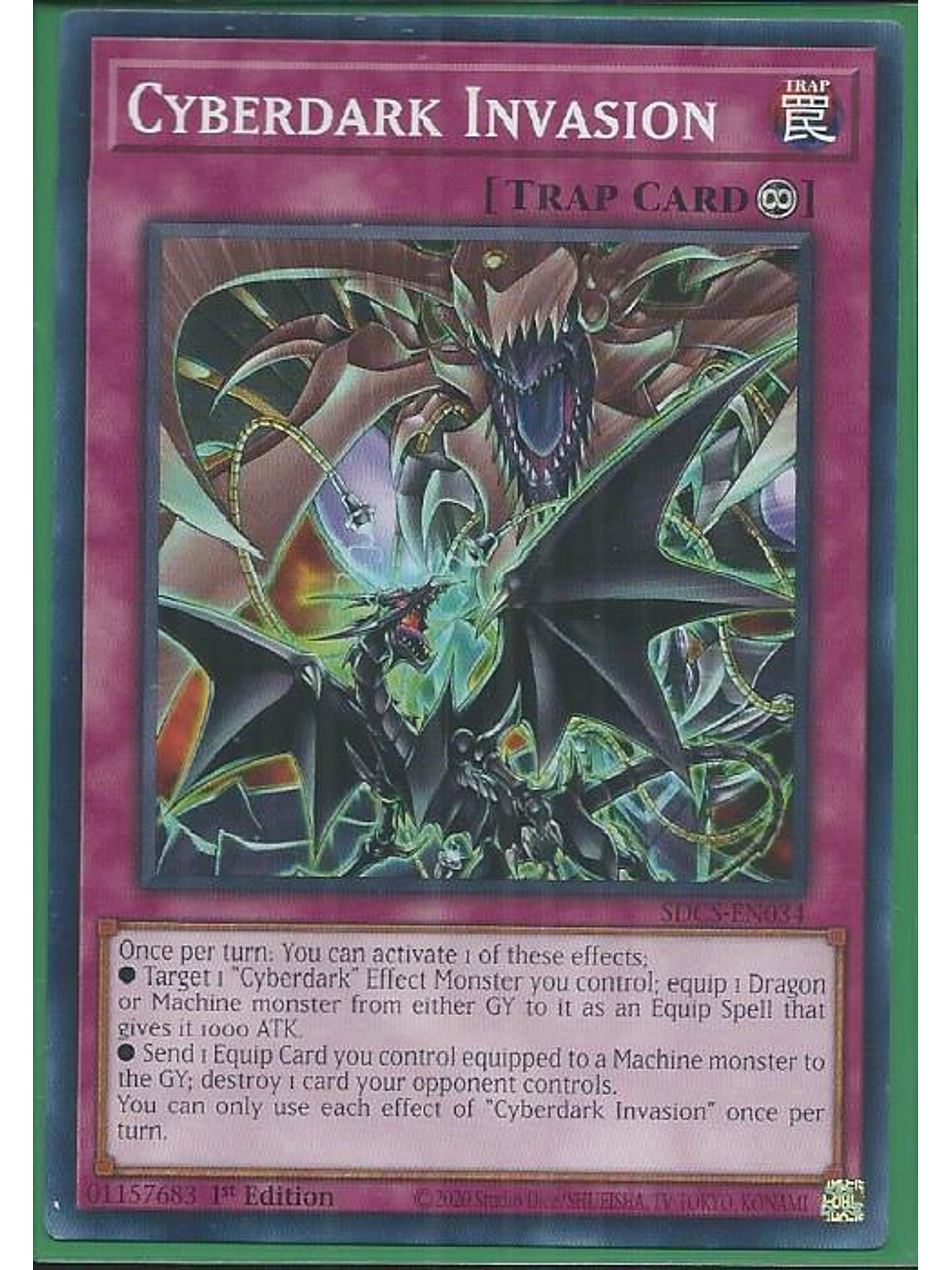 Cyberdark Invasion - SDCS-EN034 - Common 1st Edition 1