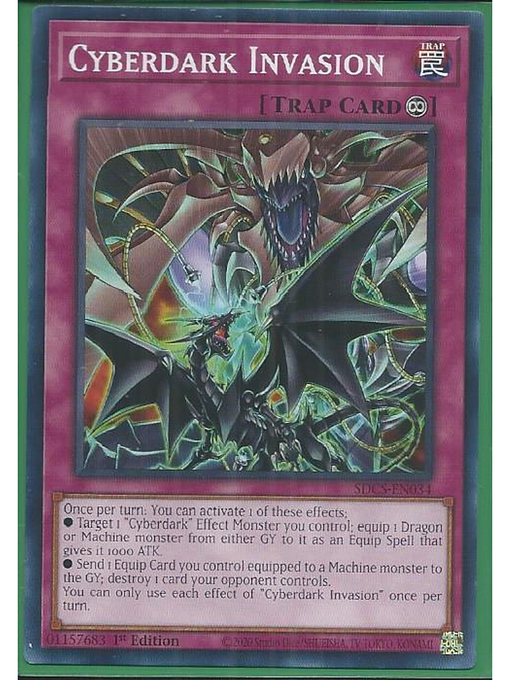 Cyberdark Invasion - SDCS-EN034 - Common 1st Edition 1