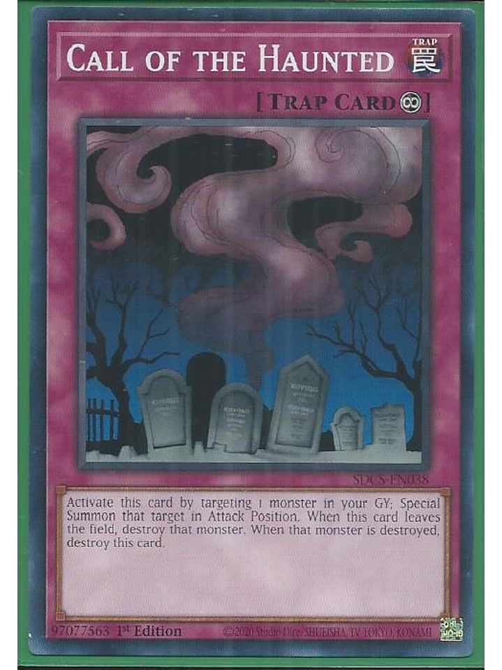 Call of the Haunted - SDCS-EN038 - Common 1st Edition 1