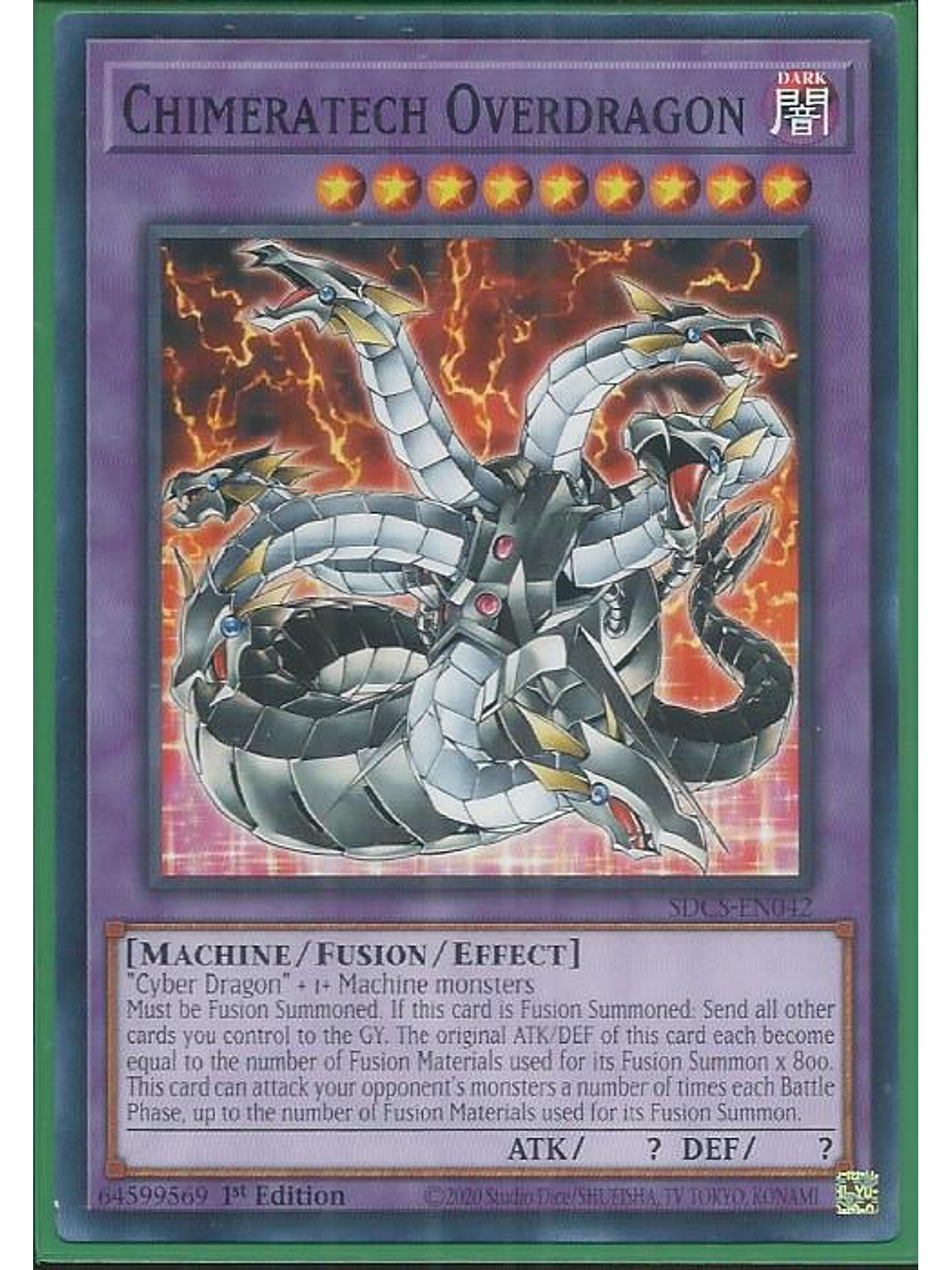 Chimeratech Overdragon - SDCS-EN042 - Common 1st Edition 1