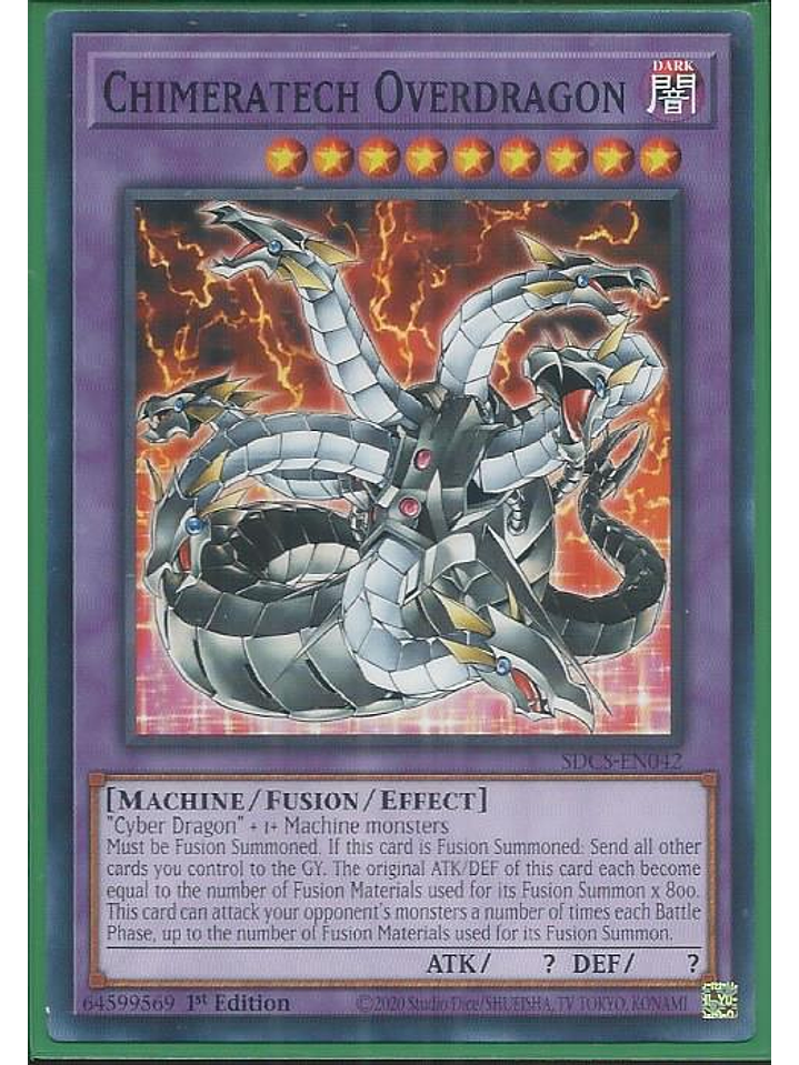 Chimeratech Overdragon - SDCS-EN042 - Common 1st Edition 1