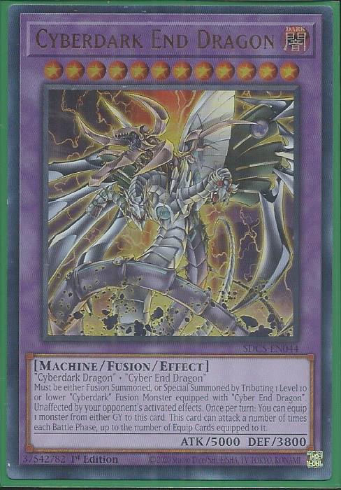 Cyberdark End Dragon - SDCS-EN044 - Ultra Rare 1st Edition