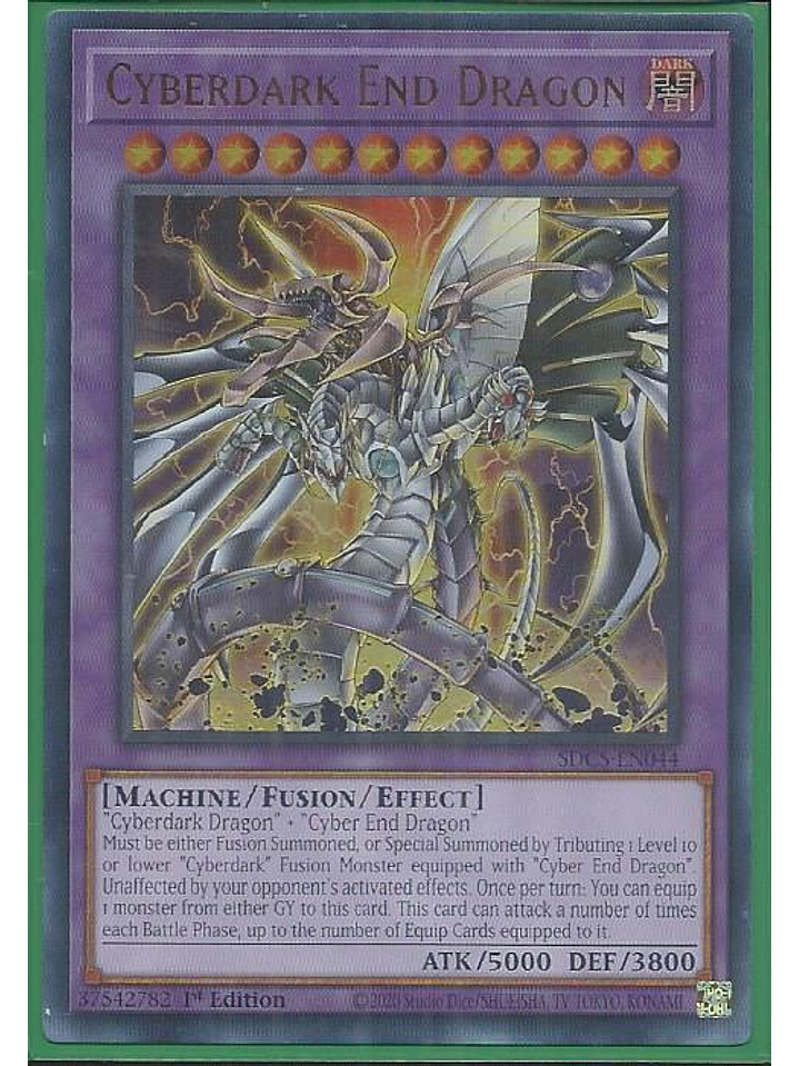Cyberdark End Dragon - SDCS-EN044 - Ultra Rare 1st Edition 1