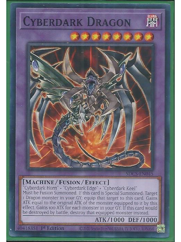 Cyberdark Dragon - SDCS-EN045 - Common 1st Edition 1
