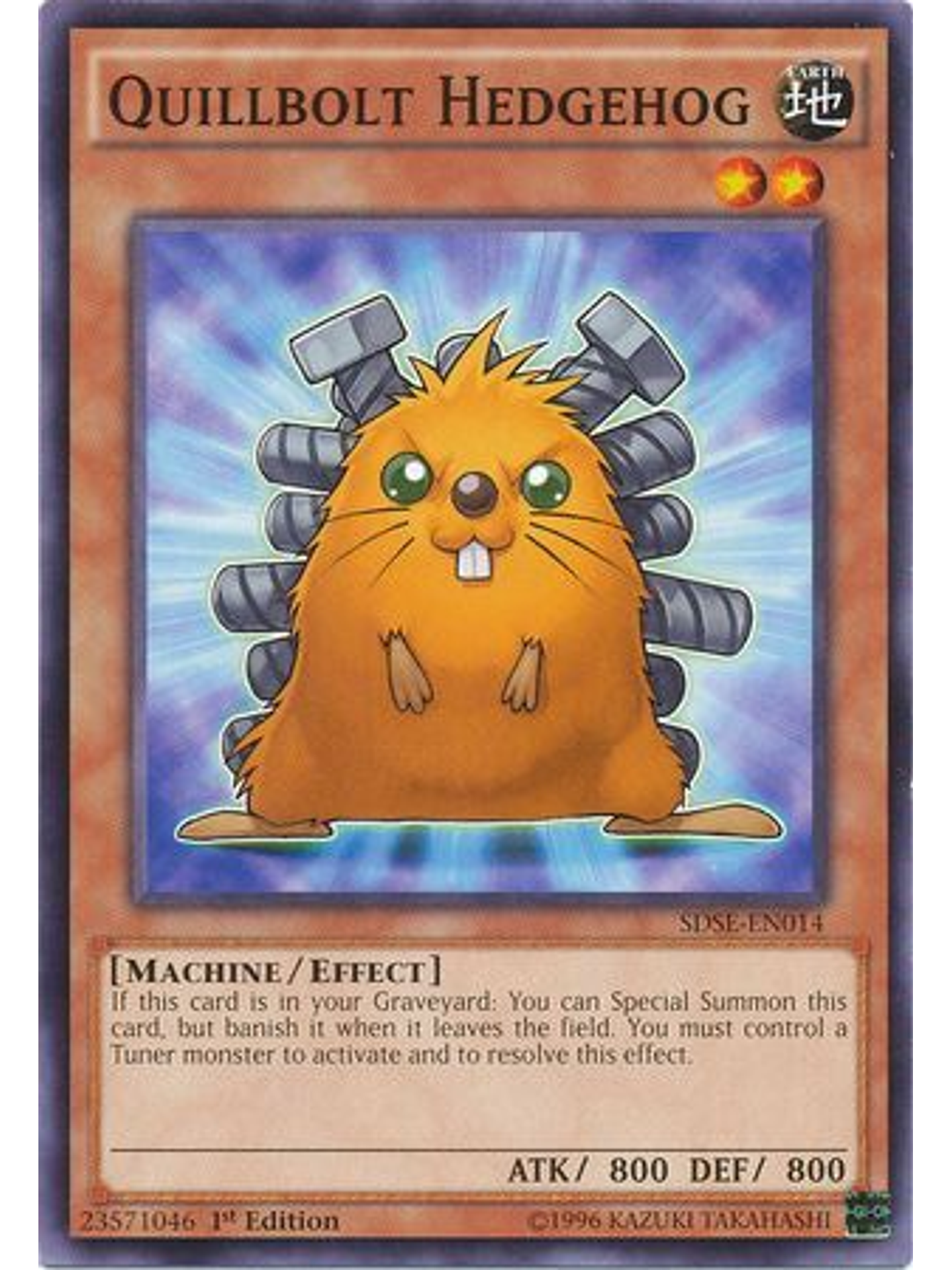 Quillbolt Hedgehog - SDSE-EN014 - Common 1st Edition 1