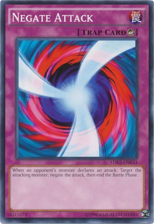 Yu-Gi-Oh! Negate Attack Card - LDK2-ENK33 Common - Legendary Decks II Unlimited Edition