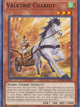 Valkyrie Chariot - MP20-EN090 - Common 1st Edition