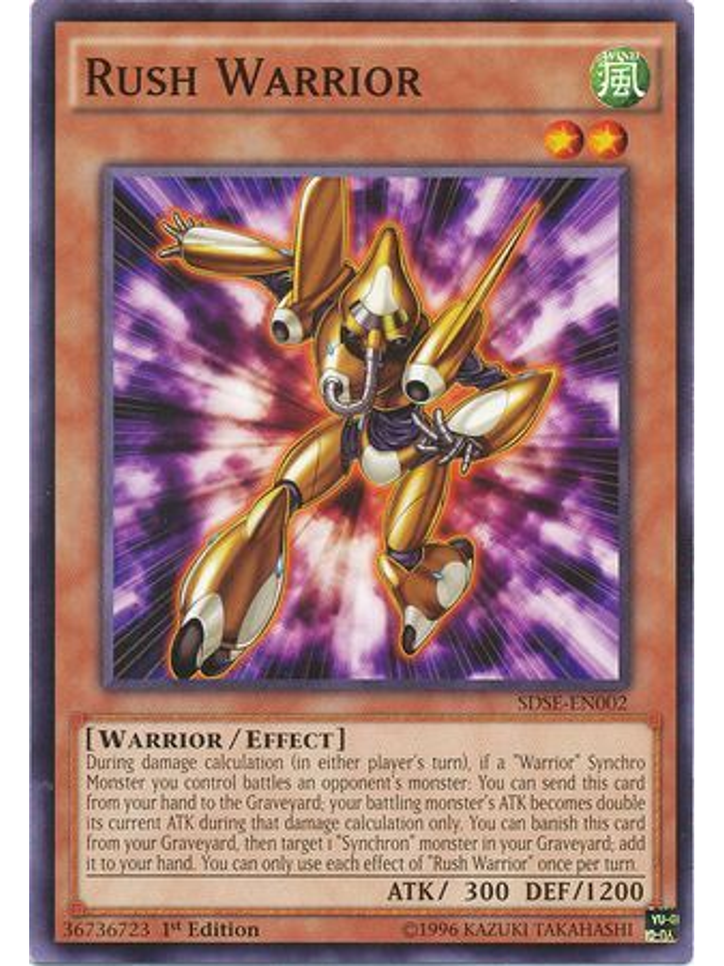 Rush Warrior - SDSE-EN002 - Common 1st Edition 1