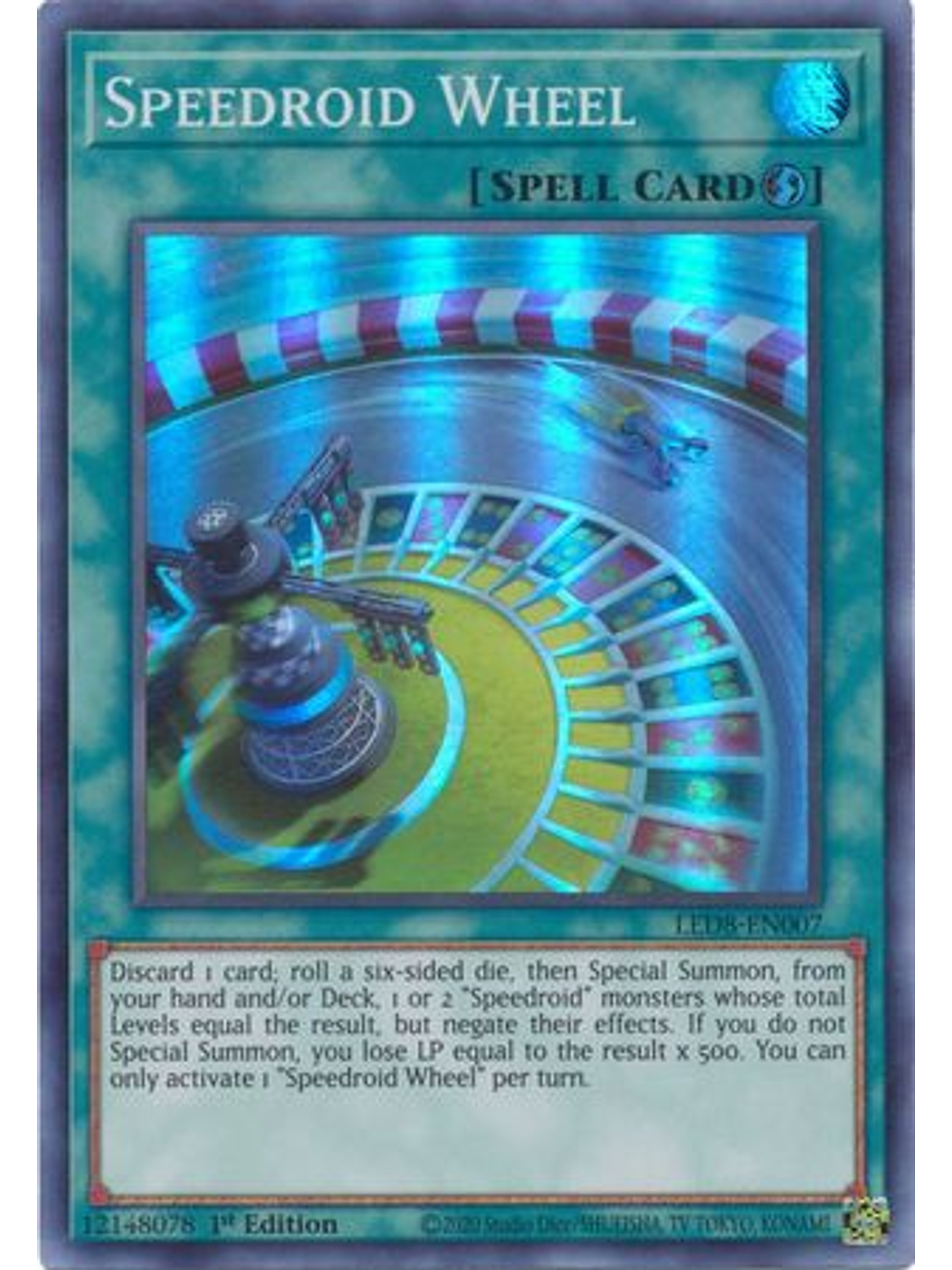 Speedroid Wheel - LED8-EN007 - Super Rare 1st Edition 1