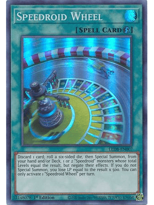 Speedroid Wheel - LED8-EN007 - Super Rare 1st Edition