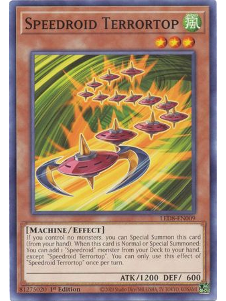 Speedroid Terrortop - LED8-EN009 - Common 1st Edition 1