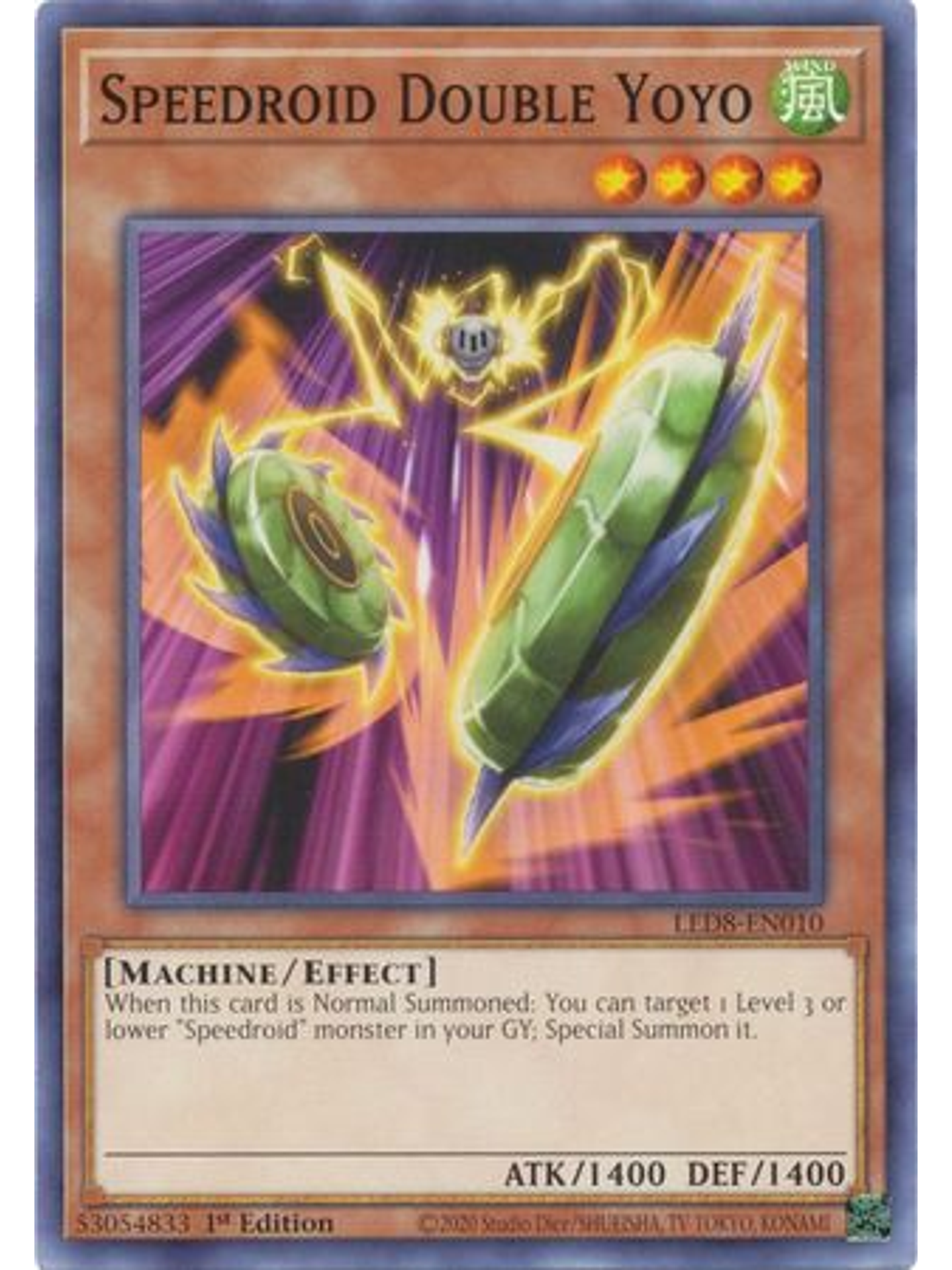 Speedroid Double Yoyo - LED8-EN010 - Common 1st Edition 1