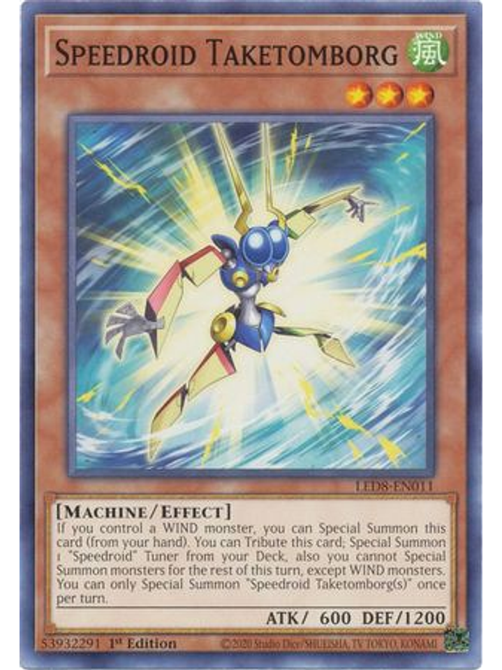 Speedroid Taketomborg - LED8-EN011 - Common 1st Edition 1
