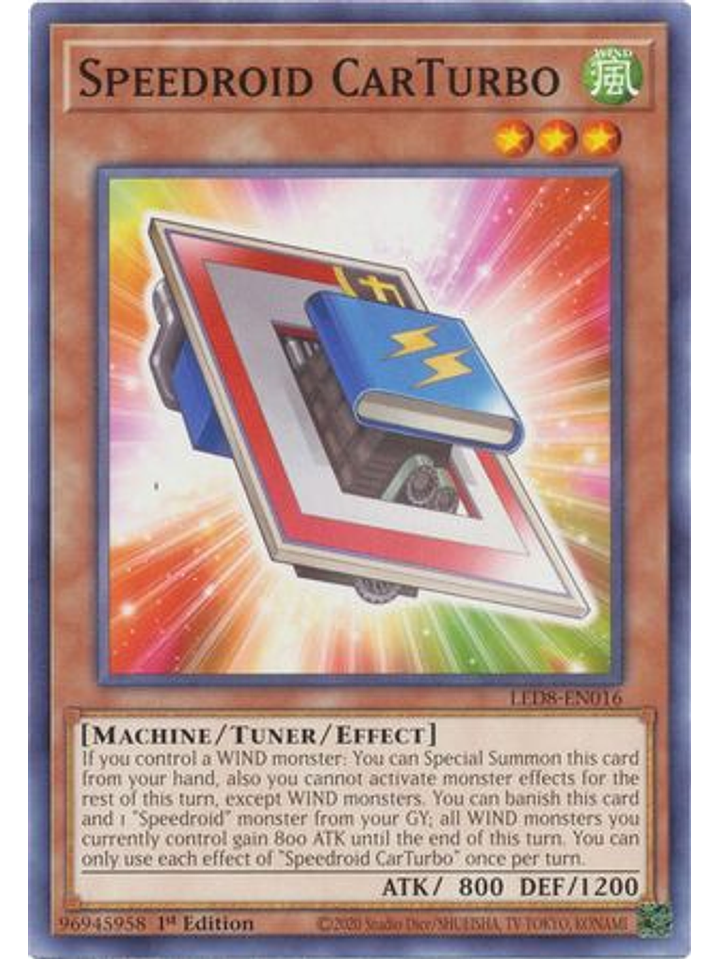 Speedroid CarTurbo - LED8-EN016 - Common 1st Edition 1