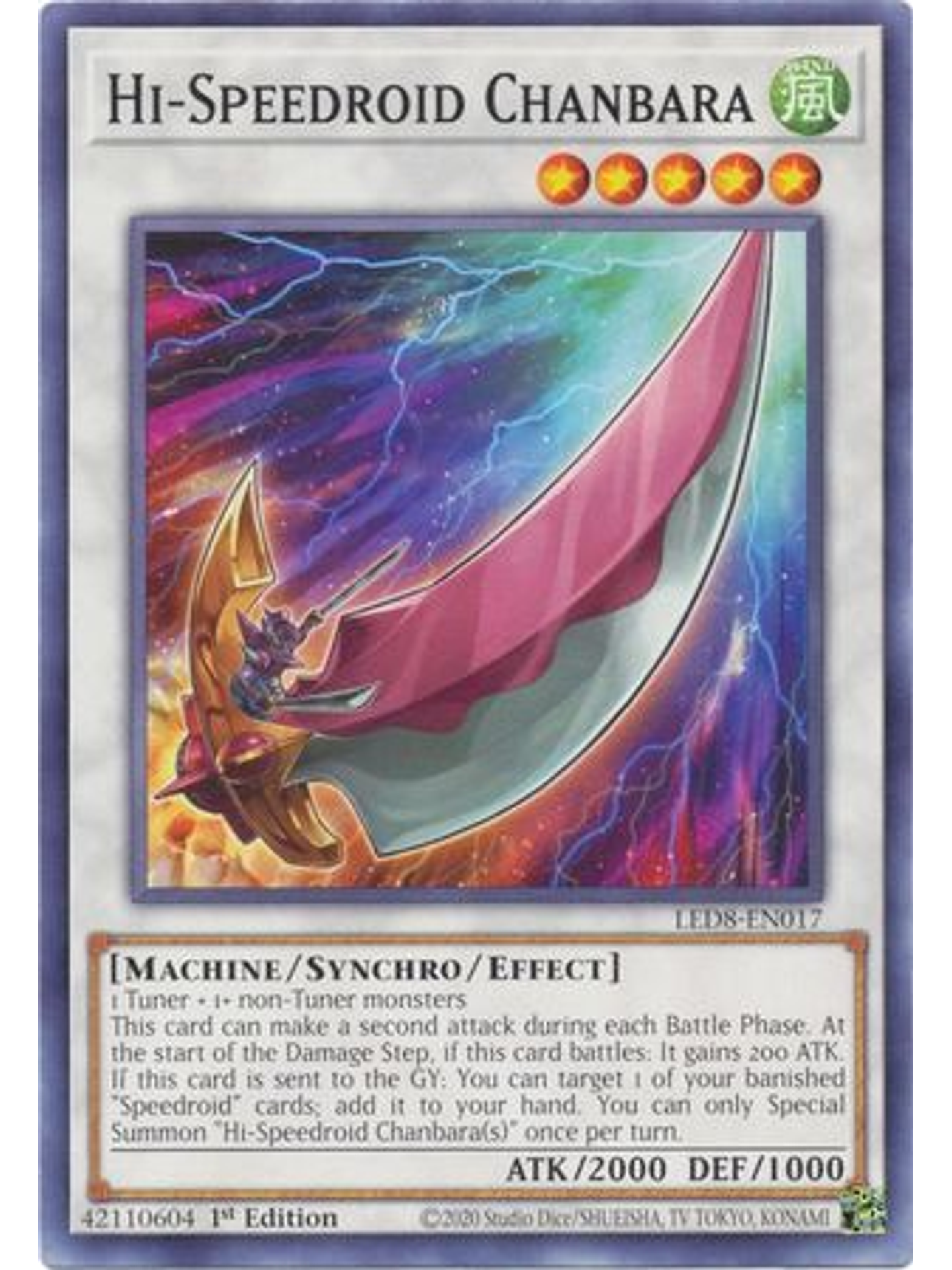 Hi-Speedroid Chanbara - LED8-EN017 - Common 1st Edition 1