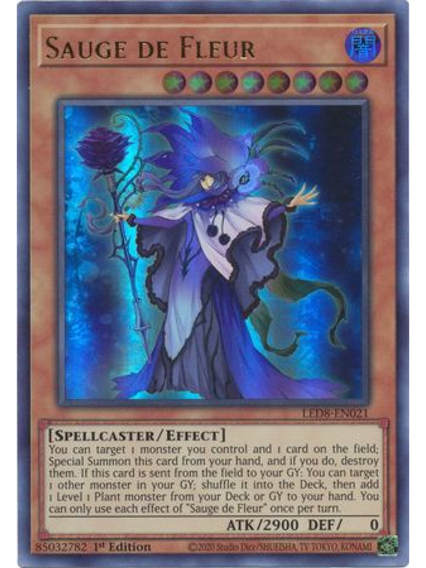 Sauge de Fleur - LED8-EN021 - Ultra Rare 1st Edition 1