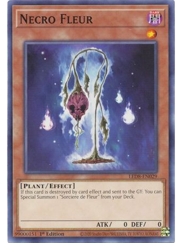 Necro Fleur - LED8-EN029 - Common 1st Edition 1