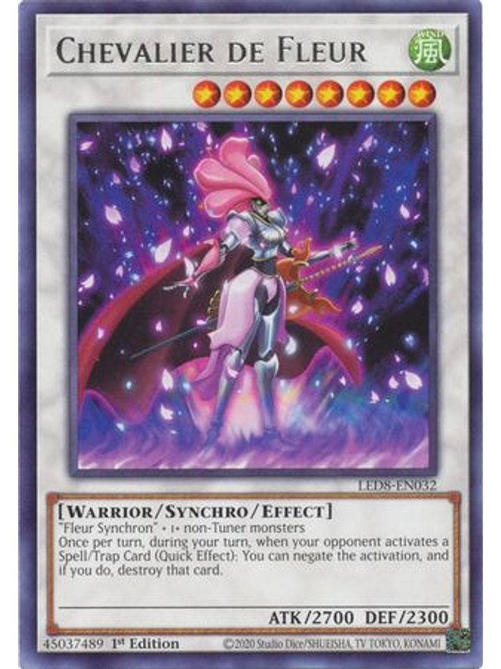 Chevalier de Fleur - LED8-EN032 - Rare 1st Edition 1