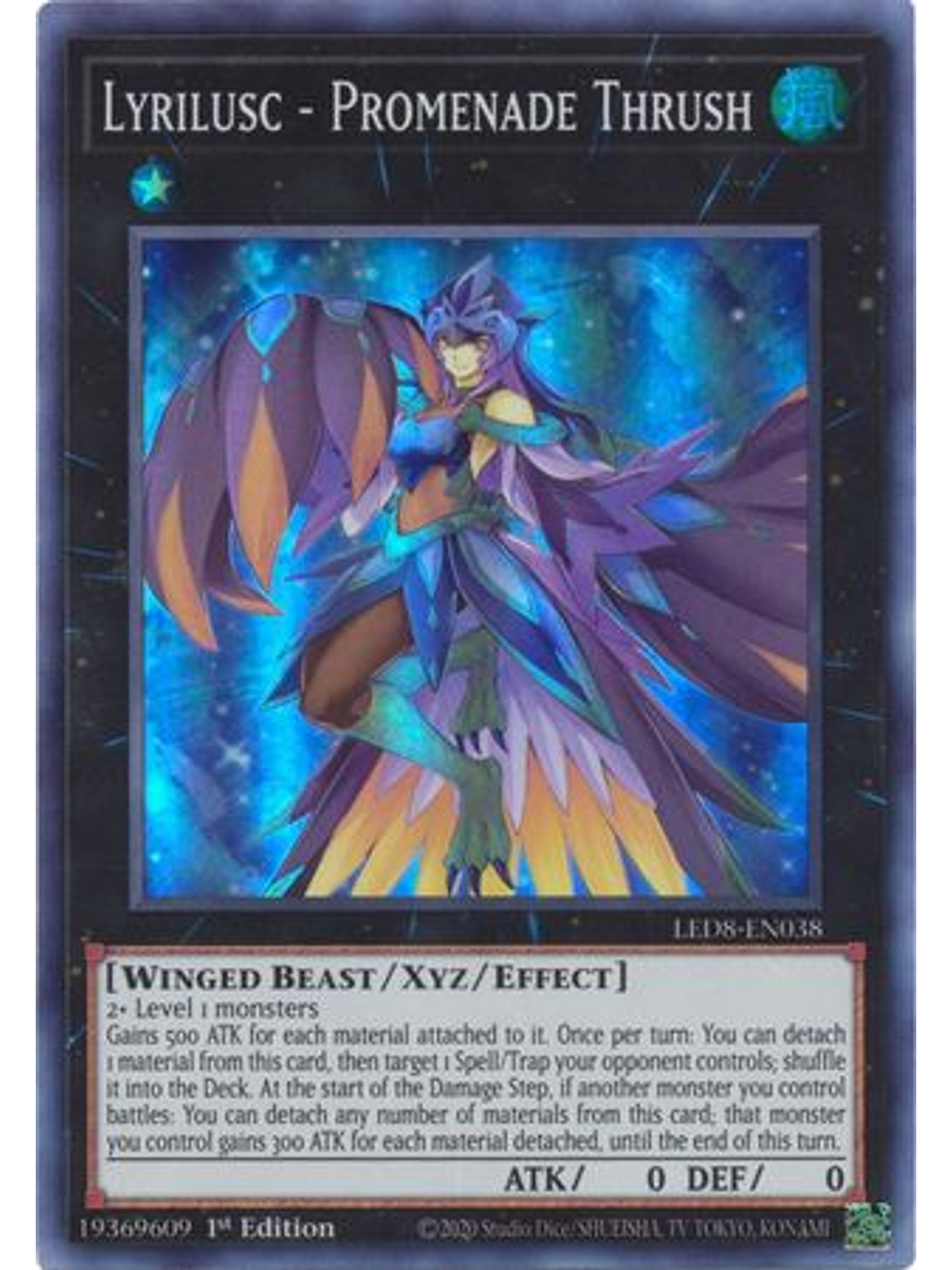 Lyrilusc - Promenade Thrush - LED8-EN038 - Super Rare 1st Edition 1