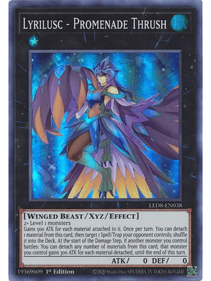 Lyrilusc - Promenade Thrush - LED8-EN038 - Super Rare 1st Edition