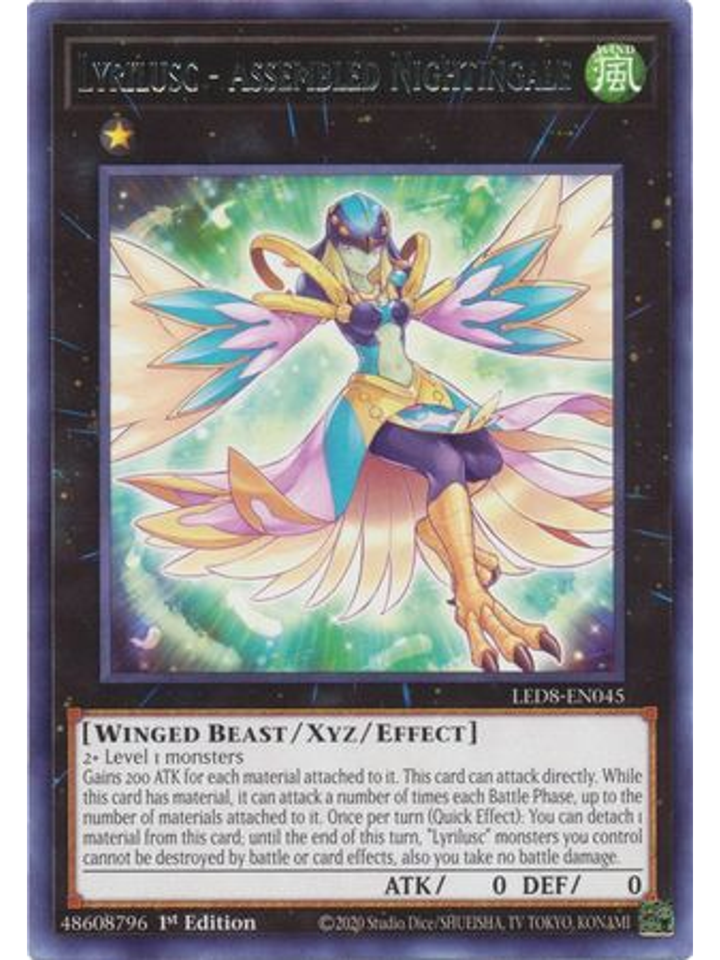 Lyrilusc - Assembled Nightingale - LED8-EN045 - Rare 1st Edition 1