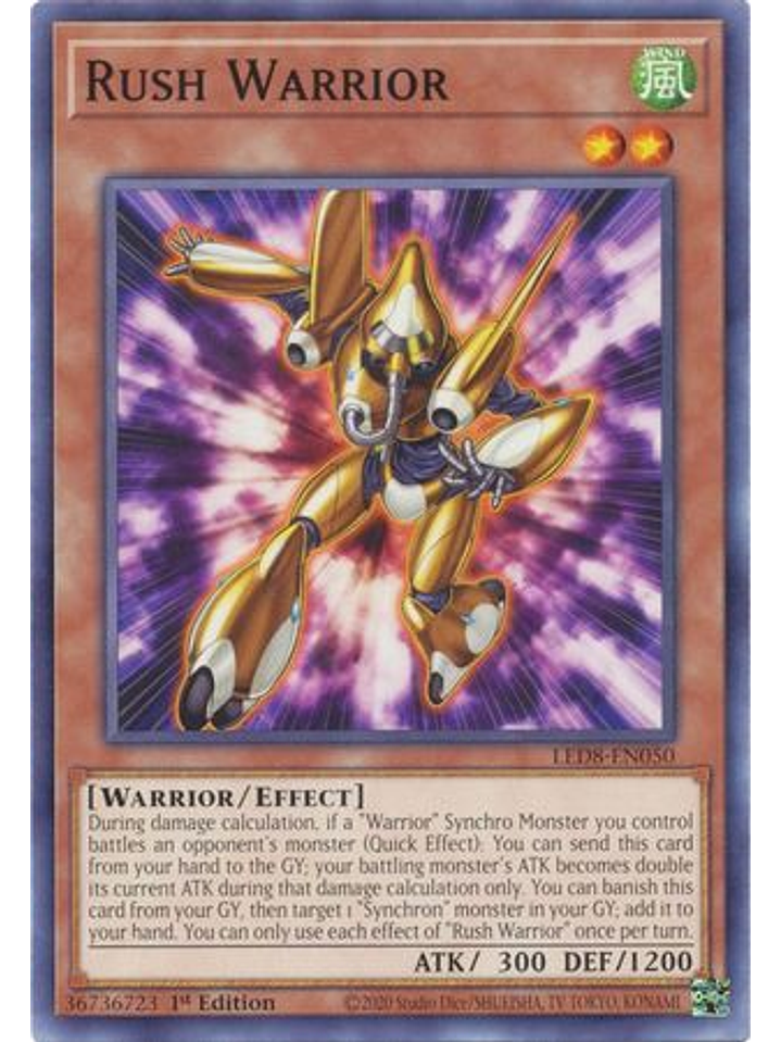 Rush Warrior - LED8-EN050 - Common 1st Edition 1