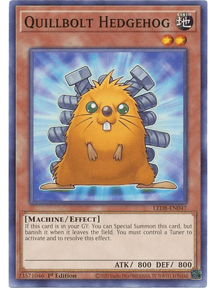 Quillbolt Hedgehog - LED8-EN047 - Common 1st Edition