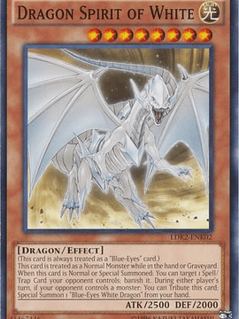Dragon Spirit of White - LDK2-ENK02 - Common Unlimited