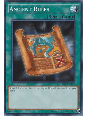 Ancient Rules - LDK2-ENK27 - Common Unlimited
