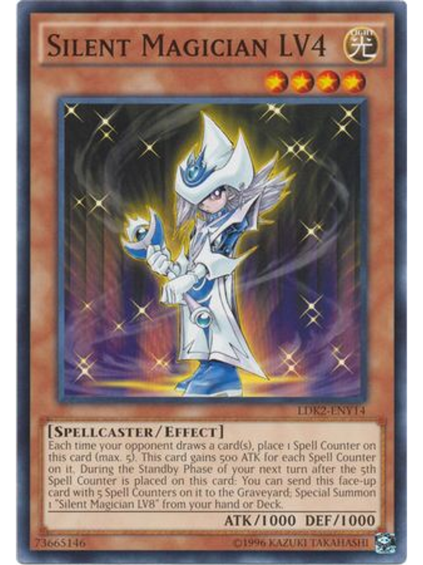 Silent Magician LV4 - LDK2-ENY14 - Common Unlimited 1