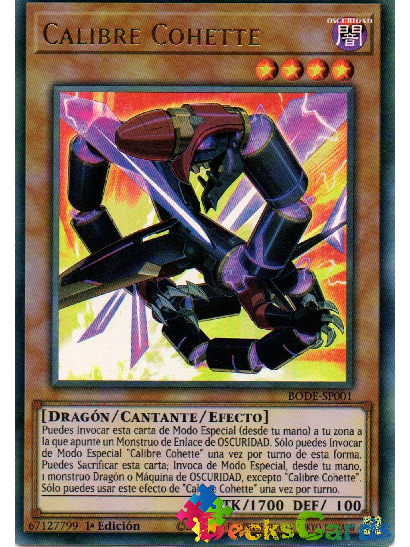 Rokket Caliber - BODE-EN001 - Ultra Rare 1st Edition 1