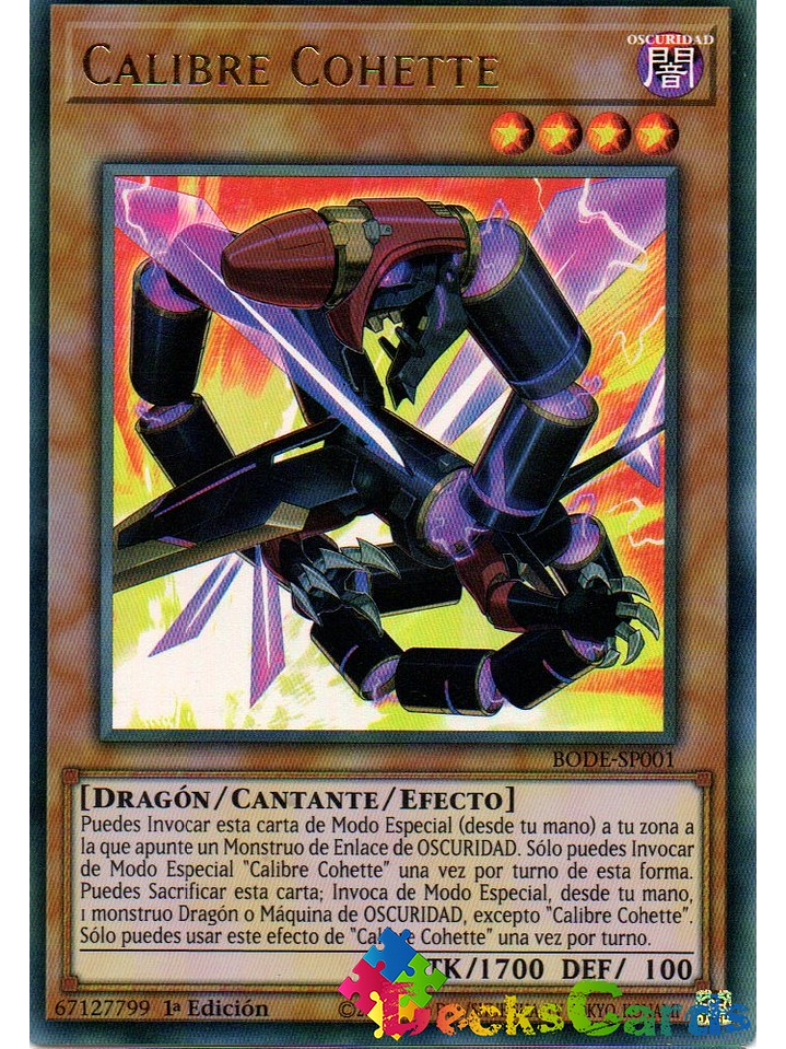 Rokket Caliber - BODE-EN001 - Ultra Rare 1st Edition 1