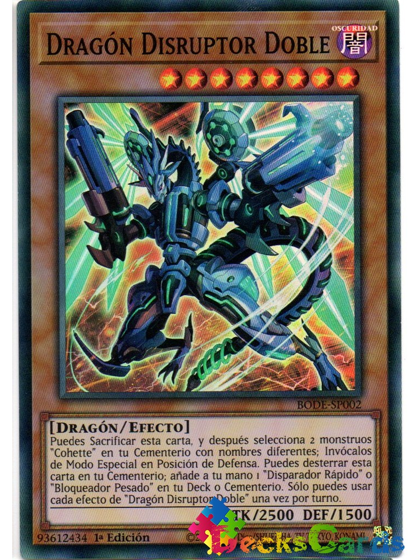 Double Disruptor Dragon - BODE-EN002 - Super Rare 1st Edition  1