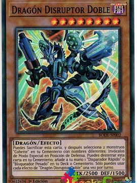 Double Disruptor Dragon - BODE-EN002 - Super Rare 1st Edition 