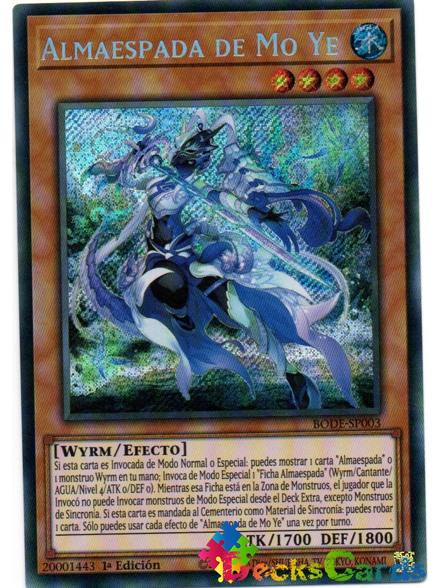 Swordsoul of Mo Ye - BODE-EN003 - Secret Rare 1st Edition 1