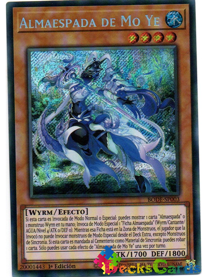 Swordsoul of Mo Ye - BODE-EN003 - Secret Rare 1st Edition 1