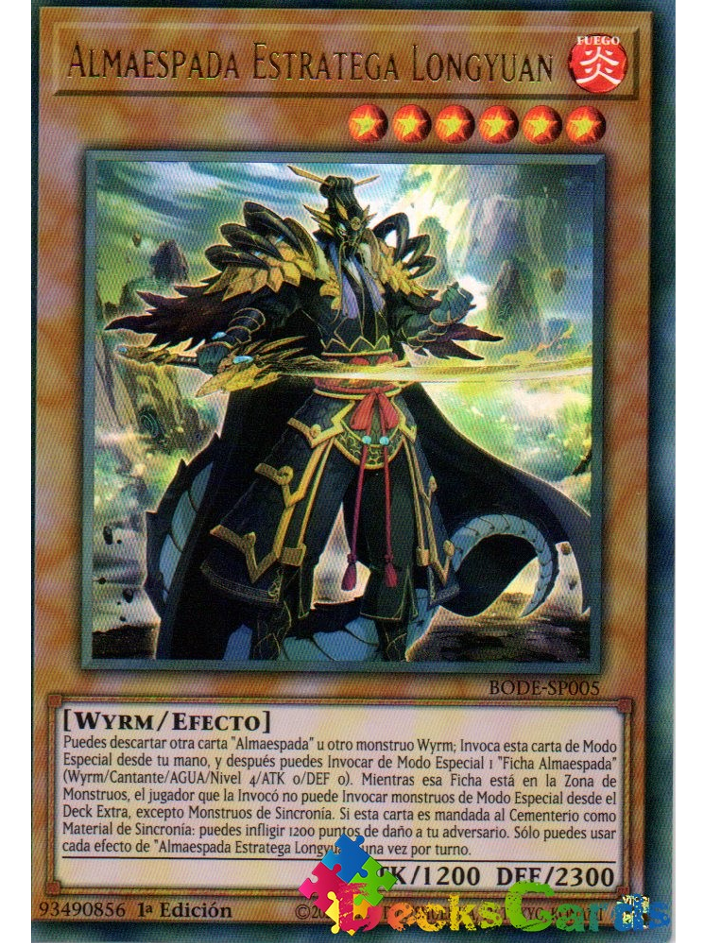 Swordsoul Strategist Longyuan - BODE-EN005 - Ultra Rare 1st Edition 1