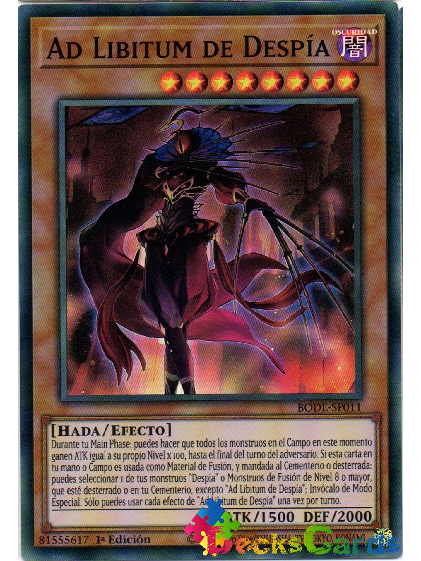 Ad Libitum of Despia - BODE-EN011 - Super Rare 1st Edition 1