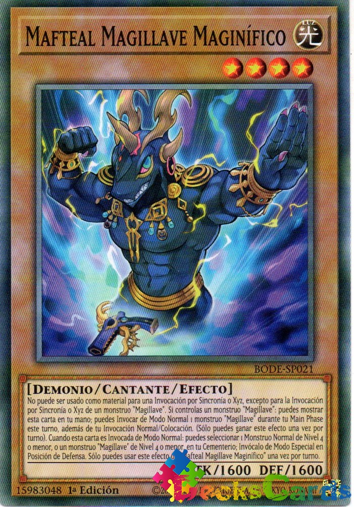 Maginificent Magikey Mafteal - BODE-EN021 - Common 1st Edition