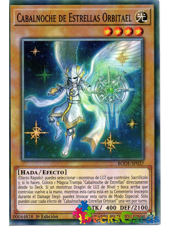 Starry Knight Orbitael - BODE-EN027 - Common 1st Edition 1